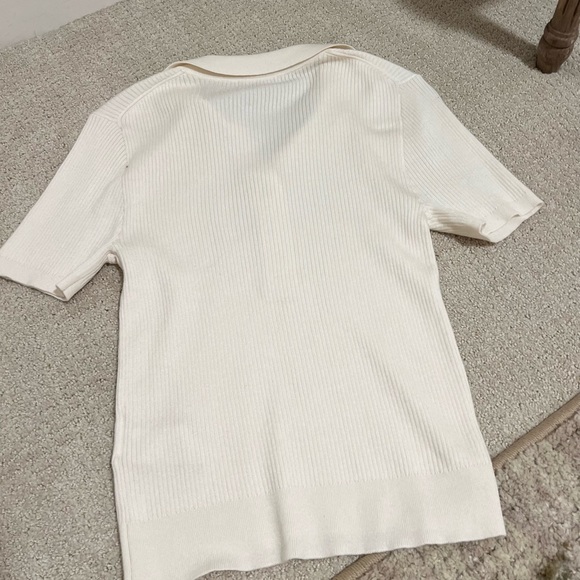 Jcrew Sweater Polo in Cream - Picture 4 of 4